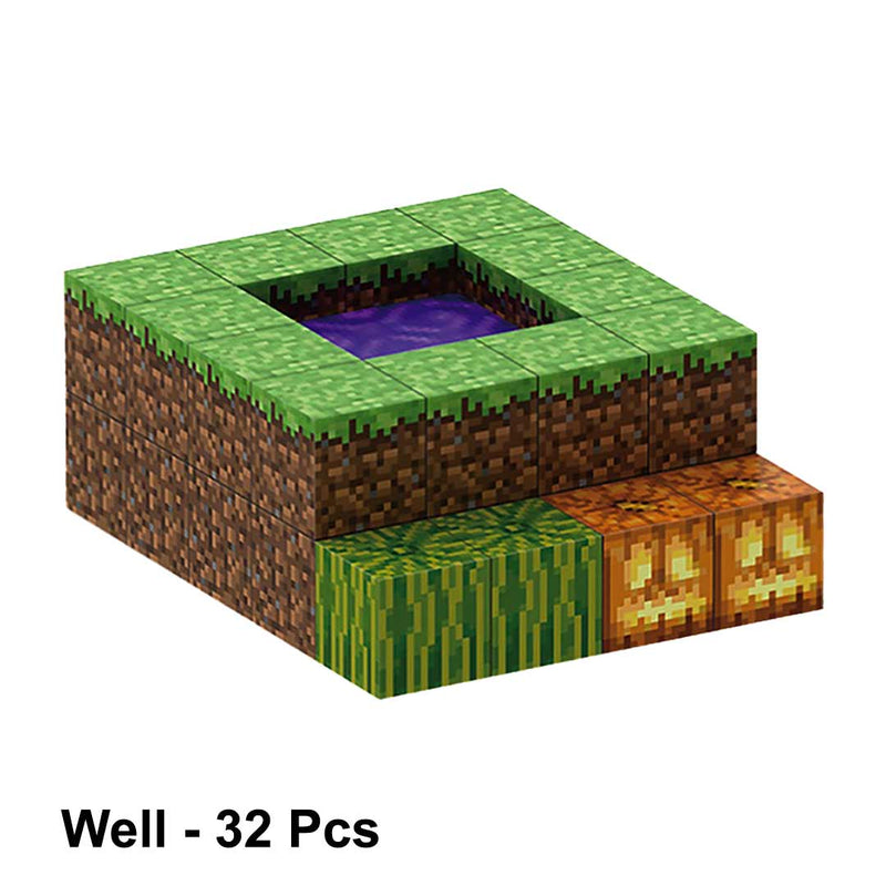 "Colorful Pixel Magnetic Cube Bricks - Unleash your creativity with customizable magnetic building blocks, perfect for gamers and creative builders. Ideal for all ages, these vibrant cubes enhance imaginative play and design."