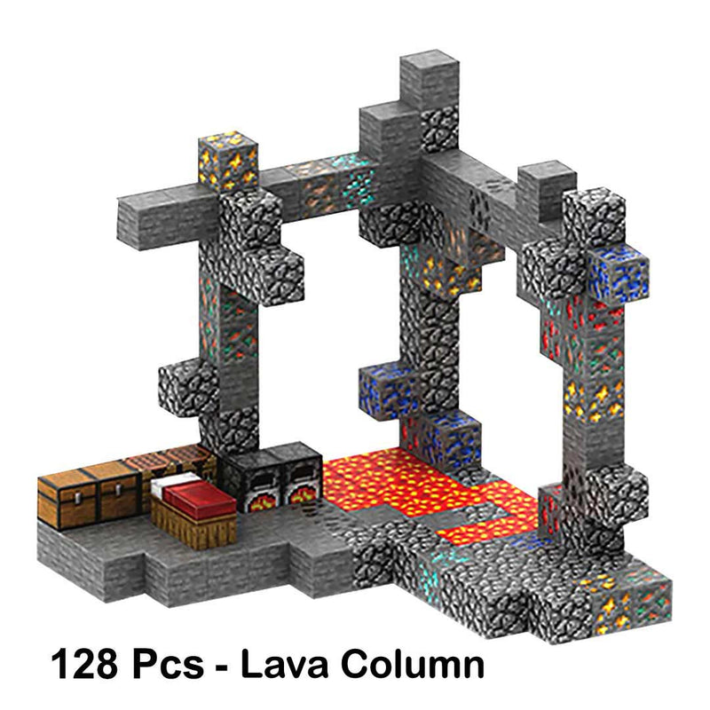 Blocs de pixels magnétiques de jeux de construction