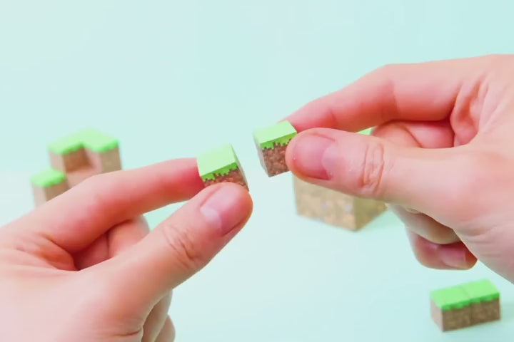 "Colorful Pixel Magnetic Cube Bricks - Unleash your creativity with customizable magnetic building blocks, perfect for gamers and creative builders. Ideal for all ages, these vibrant cubes enhance imaginative play and design."