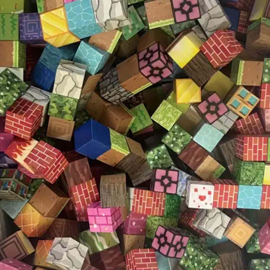 "Colorful Pixel Magnetic Cube Bricks - Unleash your creativity with customizable magnetic building blocks, perfect for gamers and creative builders. Ideal for all ages, these vibrant cubes enhance imaginative play and design."